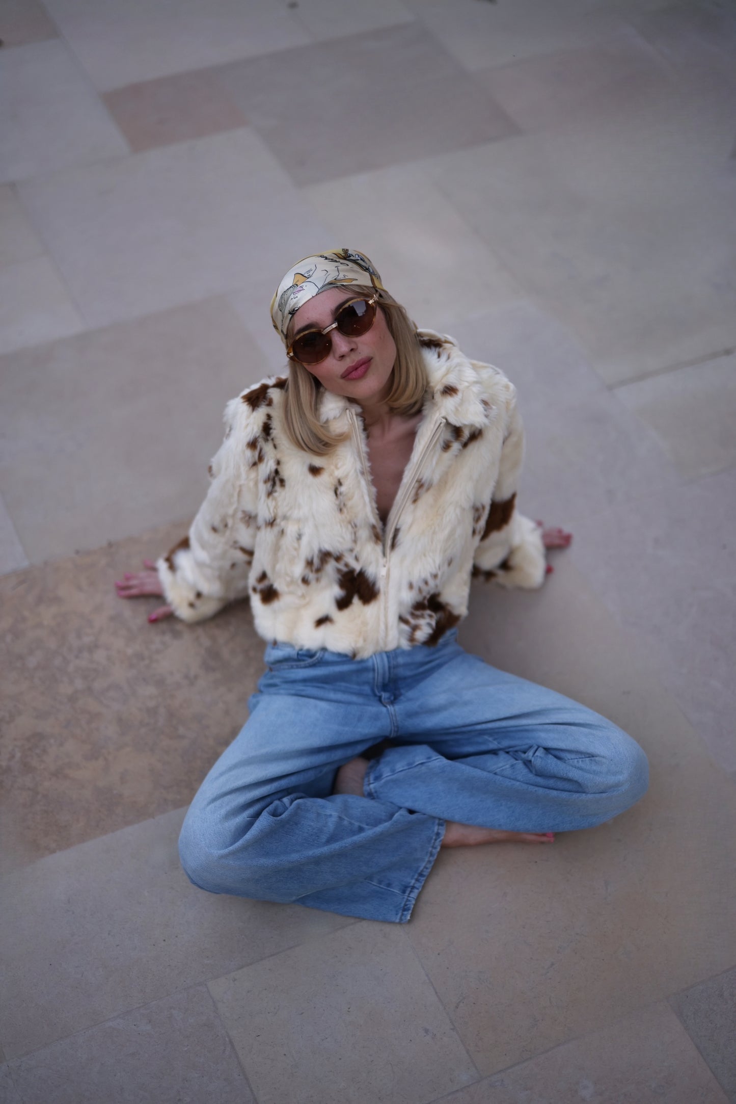PREORDER - Gold Silk Scarf
