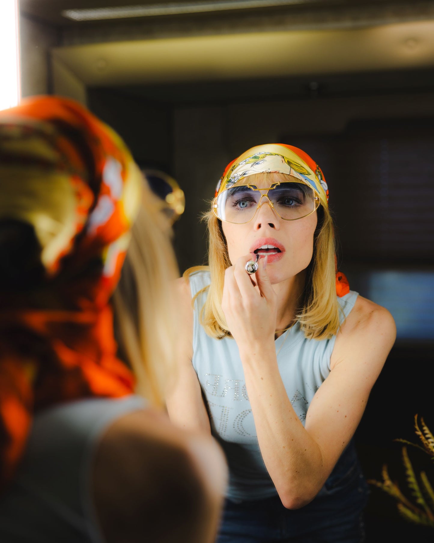 PREORDER - Orange Silk Scarf