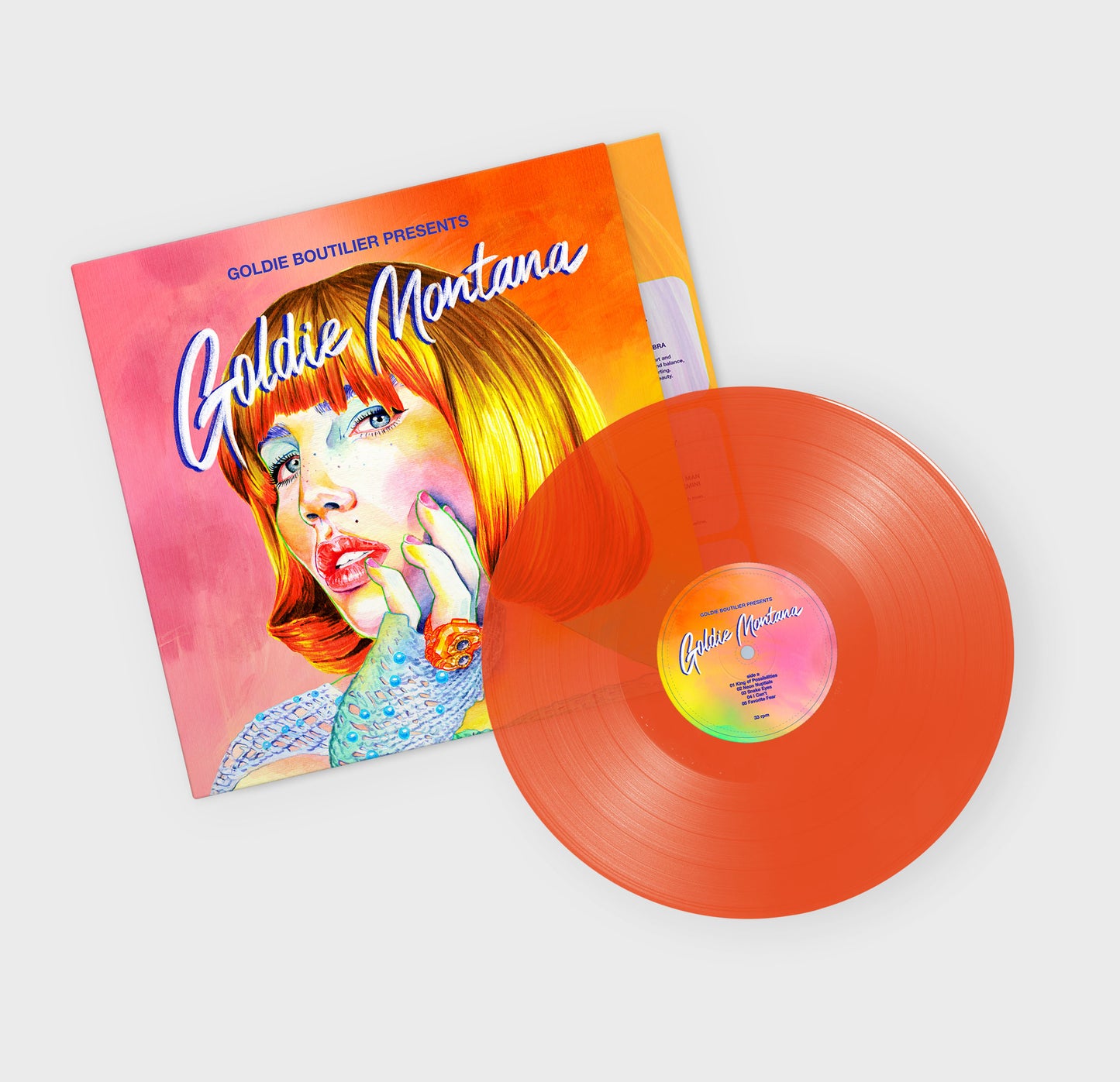 Goldie Boutilier Presents...Goldie Montana - Vinyl (Orange Crush)